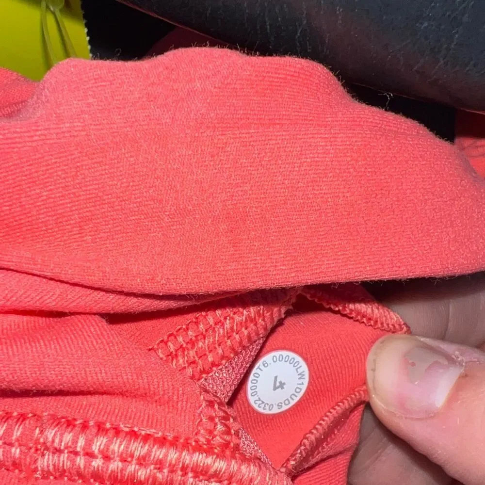 Lululemon Bright Coral size 4 women’s Sleeveless Top